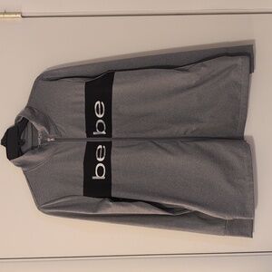 Bebe Gray Zip-Up Jacket